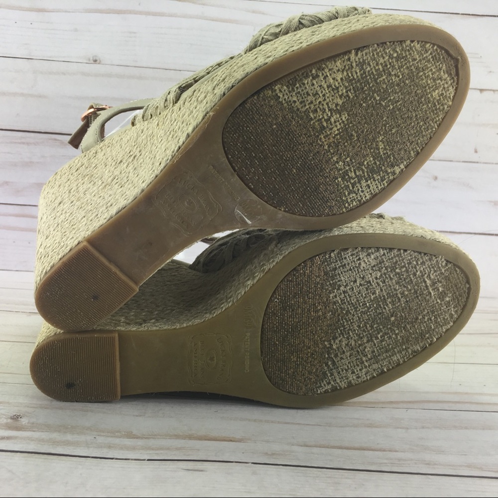 Lucky Brand Ridgeview Wedge Sandals Size 9M - Picture 7 of 8
